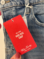 New Lucky Brand 90s Loose High Rise Crop Jeans, 16