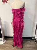 Blush Strapless Dress, L