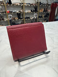 Coach Small Red Tabby Wallet, 4.25"x3.75"
