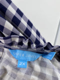 Draper James Blue Gingham Dress, 2X
