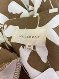 Melloday Print Top, 2X