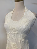 New Endless Rose Ivory Halter Dress, S