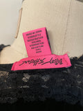 Betsey Johnson Black Topper, One Size