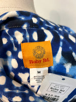 Ruby Rd Blue Top, M