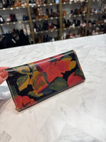 Patricia Nash Black Floral Wallet