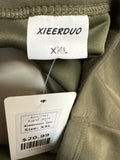 Xieerduo 2pc Green Top + Pants, XXL