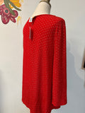 Ruby Rd Red Top, L Petite