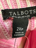 New Talbots Pink Sweater, 2X Petite