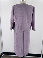 New Brianna Milay 2pc Lavender Dress + Jacket, 14