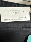 New Maurices Black High Rise Flare 31" Inseam Jeans, 2