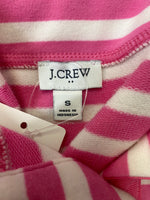 J. Crew Pink Stripe Sweatshirt, S