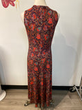 Peruvian Connection Print Dress, M