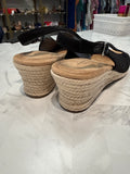 St. John's Bay Black Wedge Sandals, 11