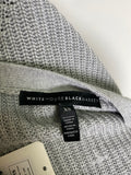 White House Black Market Gray Cardigan, XS