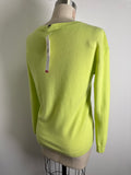 New Retail $179 Talbots Green 100% Cashmere Sweater, M