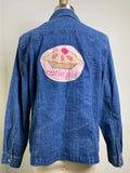 Alfred Dunner Denim Upcycled "Cutie Pie" Jacket, 8