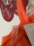 Free People Movement Orange Romper, M