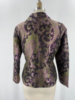 Chico's Purple Print Jacket, S