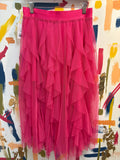 Sincerely Jules Pink Tulle Skirt, L
