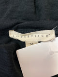 LoveStitch Black Top, M