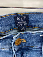 J. Crew Mid Rise Flare Crop Jeans, 29 (8)