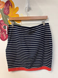 Ann Taylor Blue Stripe Skirt, 6