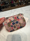Coach Signature Wristlet, 6"x4"