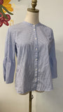J. Crew Blue Stripe Top, 6