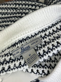 Bass Navy/White Sweater, M