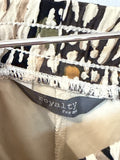 Royalty Animal Print Skort Skirt, M