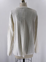 New Orvis Cream Chenille Sweater, XL