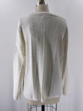 New Orvis Cream Chenille Sweater, XL