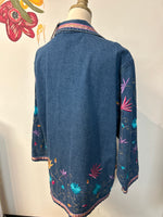 Life Style Denim Jacket, 2X