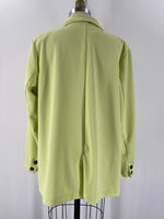 Ultra Flirt Green Blazer Jacket, 1X
