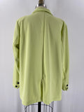 Ultra Flirt Green Blazer Jacket, 1X
