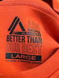 New Alphalete Orange Sweatshirt, L (mens)