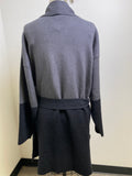 Liz Claiborne Black/Gray Sweater, L