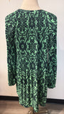 Loft Blue/Green Dress, M