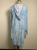 Charlie Holiday Blue Swim Coverup, 12