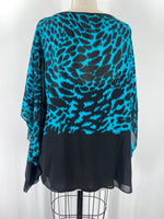 Michael Kors Black Print Top, 1X