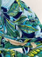 Soft Surroundings Green/Blue Dress, M Petite