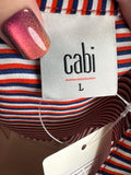 Cabi Red/White/Blue Top, L