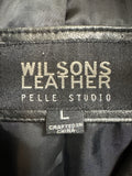 Wilsons Leather Black Jacket, L
