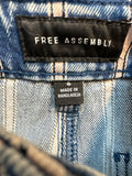 New 27" Inseam Free Assembly Tapered Rose Touch Stripe Jeans, 6