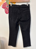 J. Crew Black Flare Crop 25" Inseam Jeans, 28 (6)