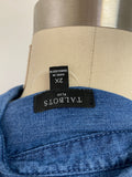 Talbots Chambray Top, 2X