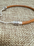 Pandora Silver/Brown Bracelet