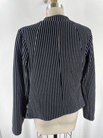BCBGeneration Black Stripe Blazer Jacket, L