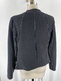 BCBGeneration Black Stripe Blazer Jacket, L