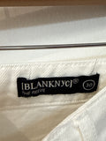 Blank NYC White Denim Heart Print Shorts, 30 (10)